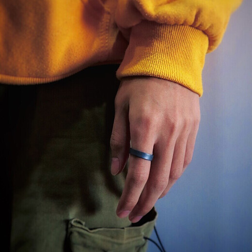 Qina Luoluo's Secret Love Ring Men's Trendy Fashion Couple Ring Women's Long Distance Relationship Simple Student Sends Friends Chinese Valentine's Day Gift One Men's Style