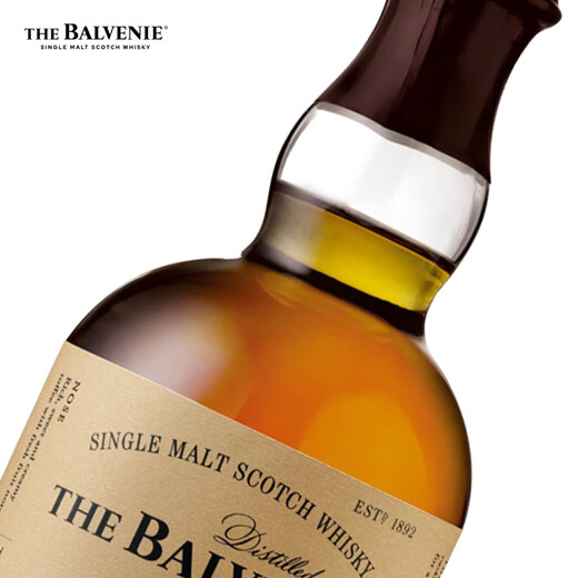 苏格兰百富（The Balvenie）14年 苏格兰单一麦芽威士忌 洋酒礼盒700ml 加勒比桶