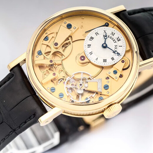[Second-hand 95 new] Breguet/BREGUET Shishi Series 18k White Gold Full Hollow Luxury Automatic Machinery Men's Watch 37mm Manual Machinery 7027BA/11/9V6