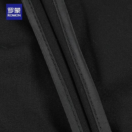 Luo Meng anti-wrinkle iron-free trousers men's high-waisted loose casual business suit trousers casual trousers straight-leg dad trousers