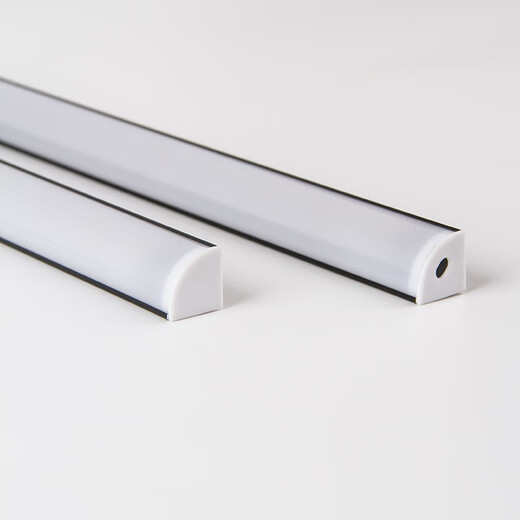 Hanguangwei LED-Schranklicht, Sensor-Lichtleiste, Aufputz-Dreieck-Garderobenleuchte, Weinschrank, Schuhschrank, Vitrinenleuchte, eingebettete Regalleuchte, 100 cm. Bitte beachten Sie die Farbe des Lampenkörpers und die Lichtfarbe