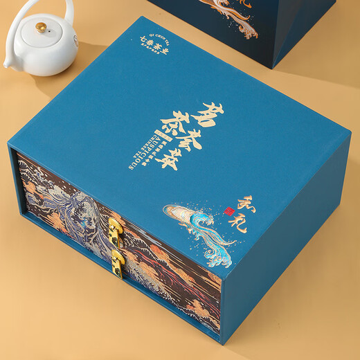 七春金骏眉红茶叶正山小种铁观音大红袍乌龙茶父亲节礼物高档礼盒675g