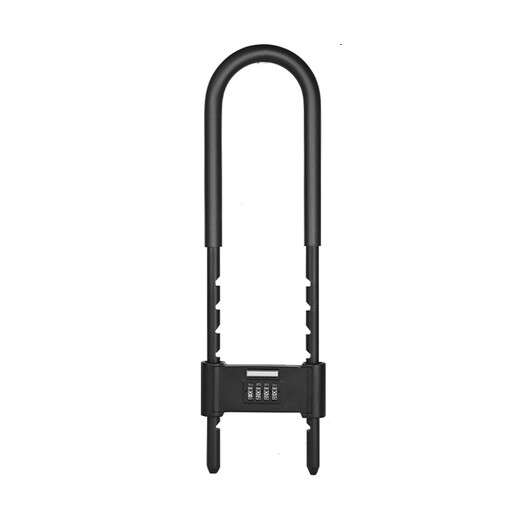 Jingben door opener U-shaped password lock glass door lock rust-proof, shear-resistant and pry-resistant shop double door motorcycle U-shaped lock promotion 18-35cm metal password U-shaped lock