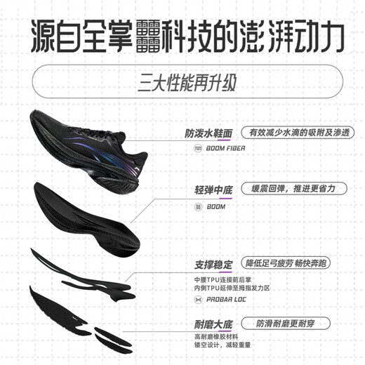 Li-Ning Wushi 4.0 Protective Edition丨Water-proof competition training running shoes men's autumn and winter physical test skipping sports shoes ARSU061