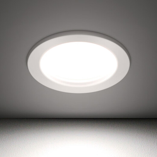 Foshan Lighting (FSL) LED downlight recessed ceiling light all aluminum all white 4 inches 12W opening 120-130mm white light (6500K)