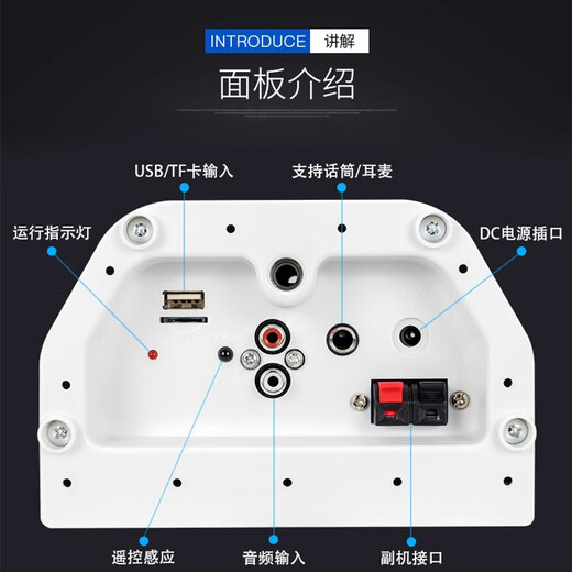 Sianke (SAST) 90W Host Outdoor Bluetooth Водонепроницаемый звуковой колонна на стену, установленном на стенах
