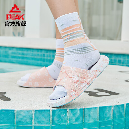 Pantmands extrêmes de style pic pour les femmes en été confortables sandales élastiques confortables amortissant et augmentant les pantoufles de plage classiques antidérapantes E12138L