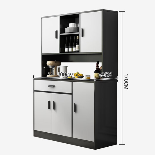 YOUAN Shoe Cabinet Home Door Storage Cabinet Large Capacity Entrance Cabinet Simple All-in-One Storage Cabinet Recommended High Style丨100cm Sky Gray