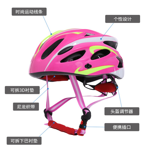 SONKE children's roller skating protective gear helmet set skateboarding knee protection riding training summer safety anti-fall bicycle 7-piece set blue protective gear + helmet 30-70Jin Jin equals 0.5 kg (reference 4-11 years old)