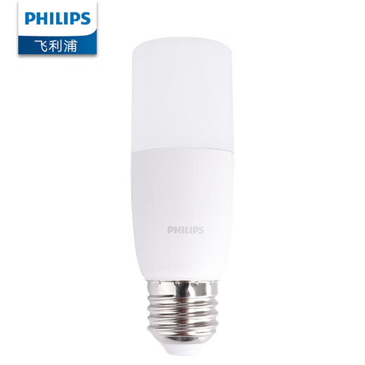 Philips (PHILIPS) constant brightness LED small column bulb columnar LED bulb E27 screw socket 9.5W warm white light (4000K)