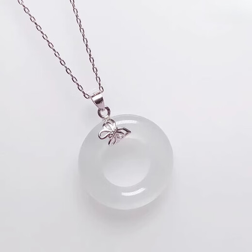 Yujingji Fat Donglai same model, high quality buckle head 18K gold thickened safety buckle clip Buddha Gong Jade Silver Card White Gold