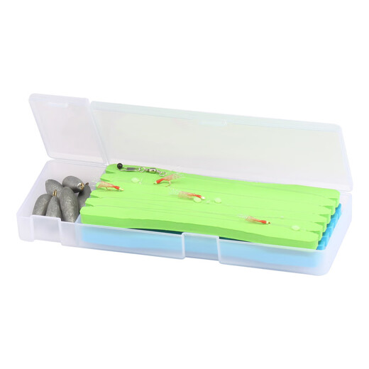 Pure cool string hook storage box with foam shaft fish hook storage box fishing accessories small box fishing gear supplies 1 G style storage box