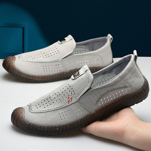 Changxiang Huili Old Beijing Clate Shoes Мужские туфли летняя говядина сухожилия подошвы износостойкие дышащие холст