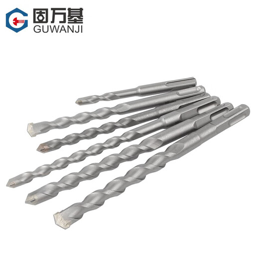 Guwanji Guwanji Impact Electric Hammer Drill Bit Extended Drilling Through Wall Cement Concrete Drilling Slotting Square Handle Round Handle M6x110