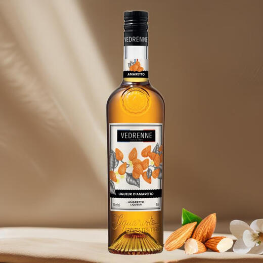 
Vibrennili Liquor, fruit wine-made liqueur, wine-making base wine, French original bottle imported foreign wine, almond flavor 700mL, 1 bottle
