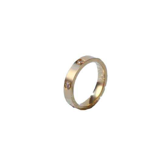 18k gold ring for men, 18K rose for men and women, wide version, narrow version, starry sky couple ring, rose gold wide version, one diamond, size 9