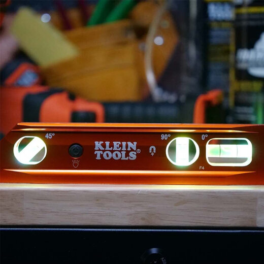 Klein ToolsTools 935RBLT Level 9 Inch with Magnet 3 Vials