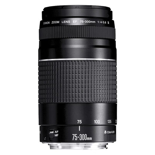 Canon EF 75-300mm f/4-5.6 III telephoto zoom lens for 80D 5D4