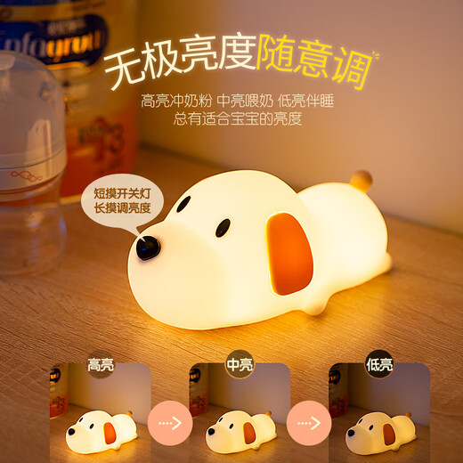 Birthday gift for girls and boys with stars and moons, twelve zodiac signs, for girlfriends and besties, practical and heart-warming high-end small ornaments for children to sleep with, dog, dawaiwang + exquisite packaging + gift bag without 3C charging head