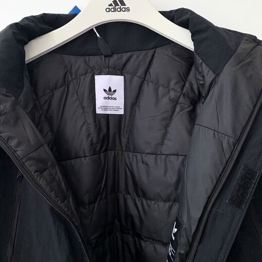 Adidas Clover Down Jacket Men's Fall and Winter New Warm Comfortable Fashion Casual Sportswear Hooded Windproof Jacket H13577 L