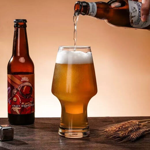 Wilkie imported craft beer mug for drinking, special IPA wine glass, large draft beer mug, draft beer mug, pineapple mug, IPA beer mug, single 565ml