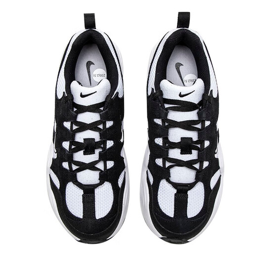 Nike Women's Shoes Tech Hera Mesh Sports Sports Shops Hera Shops Bashiled Casual Shoes Dad Tending DR9761-101 Blanco y negro 38