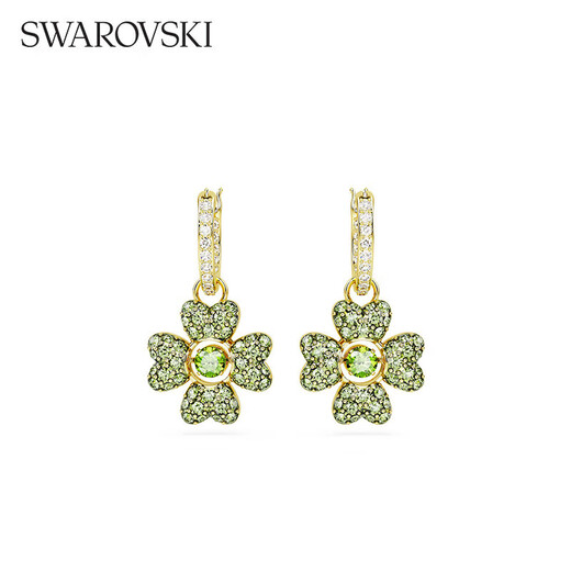 Swarovski (SWAROVSKI) IDYLLIA lucky four-leaf clover earrings female birthday gift female 5670664