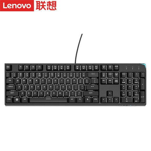 Lenovo MK7 Savior Mechanical Keyboard Multi-function Gaming Keyboard Full Key Conflict-Free Gaming Peripheral LOL/CF Gaming Keyboard Brown Switch Savior MK7 Monochrome-Backlit Mechanical Keyboard