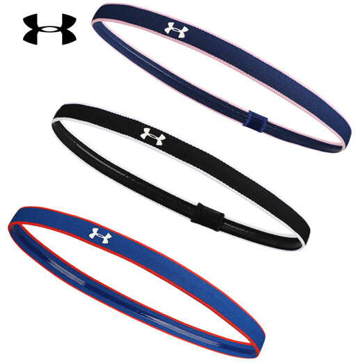 安德玛（Under Armour）发带运动头巾男女士头带发箍束发带导汗带运动跑步止汗带吸汗头套