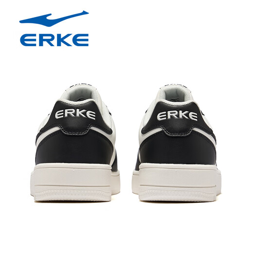 Hongxing Erke Board Shoes Summer 2025 Nuevos zapatos livianos para hombres Zapatos de cuero zapatillas de zapatillas bajas zapatillas casuales blancos hombres 1477 blanco y negro (Air Force) 40 Directo Directo Oficial