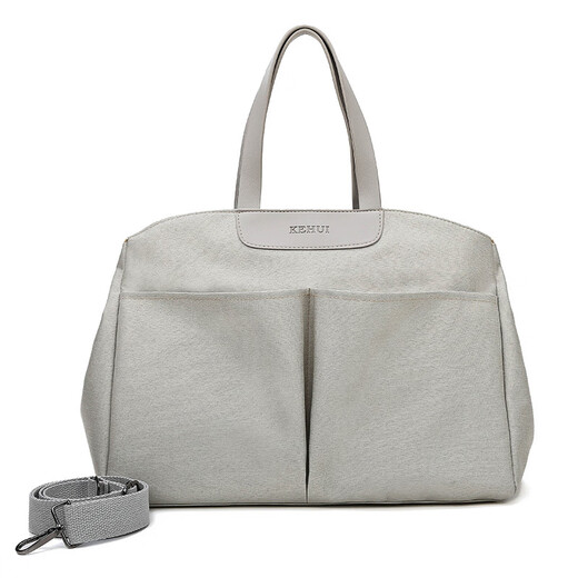 Yezhi Mommy Bag Multifunctional Large Capacity One-Shoulder Side-Strip Handheld Mommy Bag Lightweight Mommy Bag Going Out to Work and Breast-White Large Large
