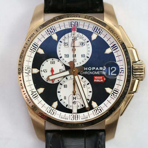 【二手99新】萧邦男表Chopard经典赛车系列42mm表径精钢计时日历显示自动机械男士手表腕表 【44表径】161268-5010玫瑰金