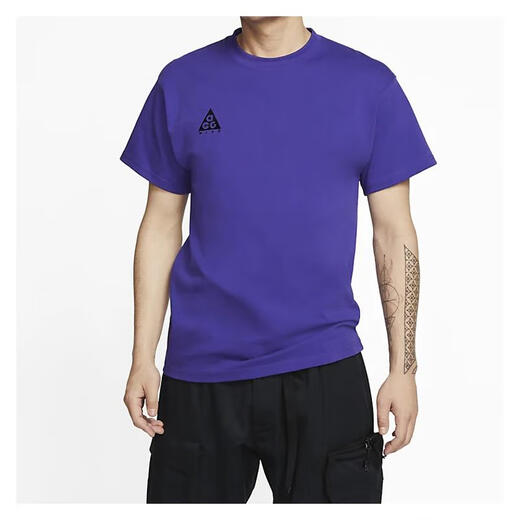 T-shirt respirant à manches sportives décontractées de Nike Nike Nike Nike pour hommes DD1289-010 SZ BQ7343-470 S