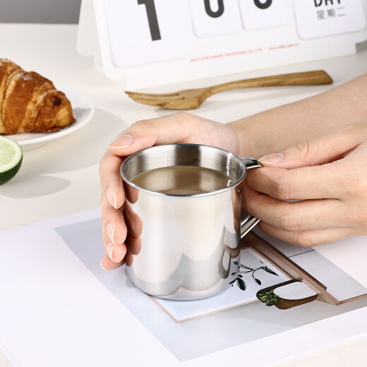 Guangyi 304 stainless steel water cup children's student home cup milk cup tea cup coffee cup GY7535