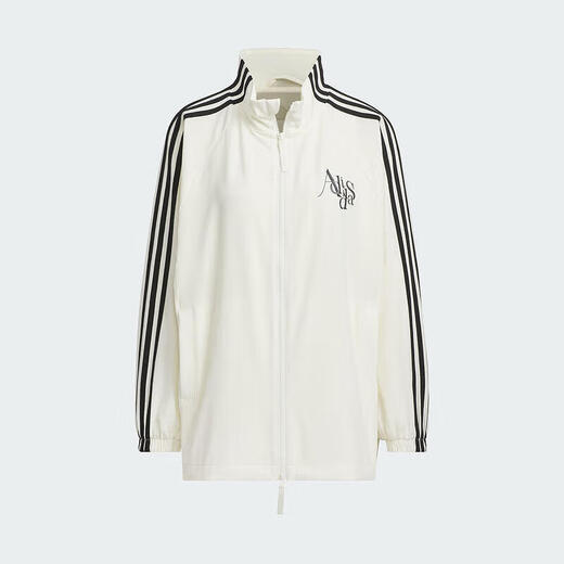 Adidas Clover Jacke Frauen Frühling 2025 Neues lässiges Komfort Mode Sportbekleidung Windschutzkragen Jacke Ji9768 Han Yu White L.