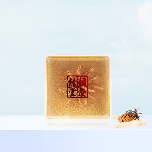 
Hu Qingyutang Cordyceps sinensis 4.6 roots/g 5g Zhahua acrylic box about 21-23 roots Tibet Cordyceps sinensis 46