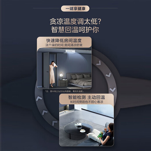 Midea's national subsidy is reduced by 20%. Central air conditioner, one-to-three/four/five-star light multi-split duct type 4p5/6/7 HP full DC variable frequency heating and cooling air conditioner with self-cleaning 5 HP, first-class energy efficiency, one-to-three, 80~110, 0 yuan installation