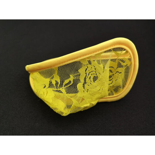 Sexy men's C-string invisible thong lace men's sexy underwear to seduce couples adult products sex toys white one size