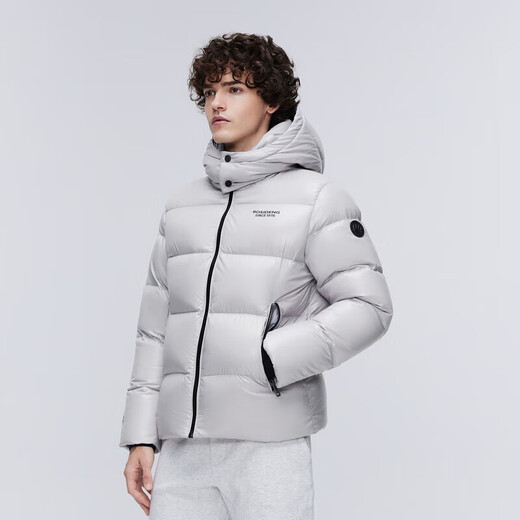 Bosideng off-season winter puff down jacket goose down jacket for men and women the same short style take off hat new national standard 90 velvet jacket