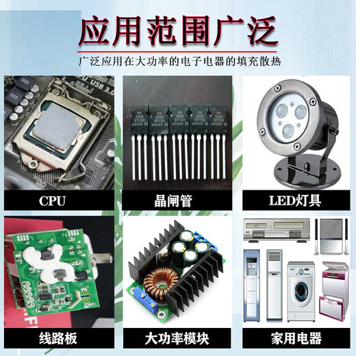 Kafter Thermal Conductive Silicone K-5204K Curable, High Temperature Resistant, Insulated and Waterproof LED Lamp CPU Cooling Aluminum Substrate Fixing Thermal Conductivity 1.6 White 80g/piece