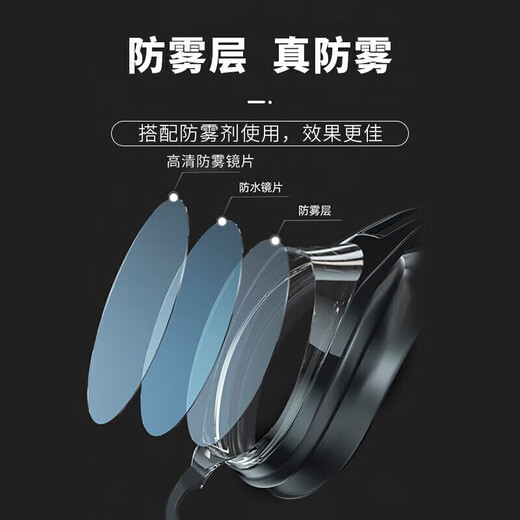 Pickle swimming trunks men's swimming goggles anti-fog large frame swimming cap earplugs travel hot spring swimsuit men's suit swimming equipment 2XL