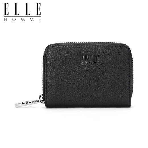 Elle Homme Herren-Kartenbeutel Multi-Card Anti-Diebstahl-Bankkartenkoffer Top-Layer Cowide mit großer Kapazität Organ Herren-Kartenbeutel ED288703340 Schwarz