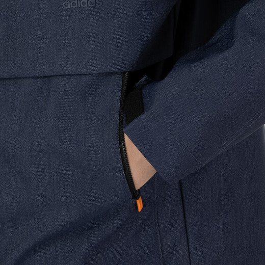阿迪达斯 （adidas）外套男士夏季运动服梭织防风连帽休闲上衣夹克HE9905 HE9905蓝色 S