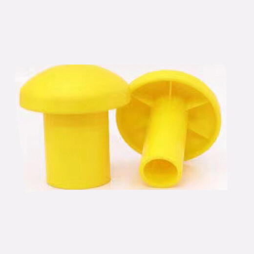 Rebar protective cap protective sleeve threaded rebar protective cap mushroom cap wire head protective cap rebar cover plate length 1 width 1 height 0.2 meters