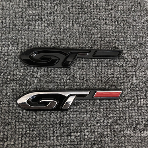 Biaoyue eignet sich für Peugeot 4008 GT Car Label 5008 Seitenmarke, Hecketikett -Karosserie -Kleber, Blattboard -Logo, Heck -GT -Logo, Peugeot GT -Auto -Etikett Silber