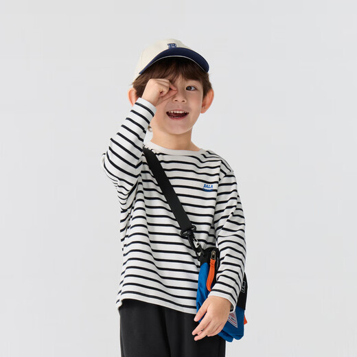 Balabala children's clothing children's long-sleeved T-shirt autumn and winter clothing boys and girls baby round neck tops fashionable and versatile trendy t