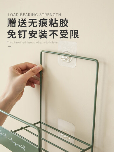 妃汐蒂包包收纳架家用卧室衣柜整理架门后墙挂式放包置物架挂袋挂包 灰豆绿