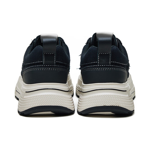 SHOOT BRAND repeat series wear-resistant thick-soled canvas shoes, trendy dirty shoes, same style for men and women, black 35