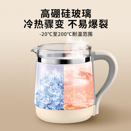 Hemisphere (PESKOE) Health Pot Tea Maker Multifunctional Kettle Intelligent Constant Temperature Electric Kettle 304 Food Grade Stainless Steel Thickened Egg Rack + Filter Model 1.8L