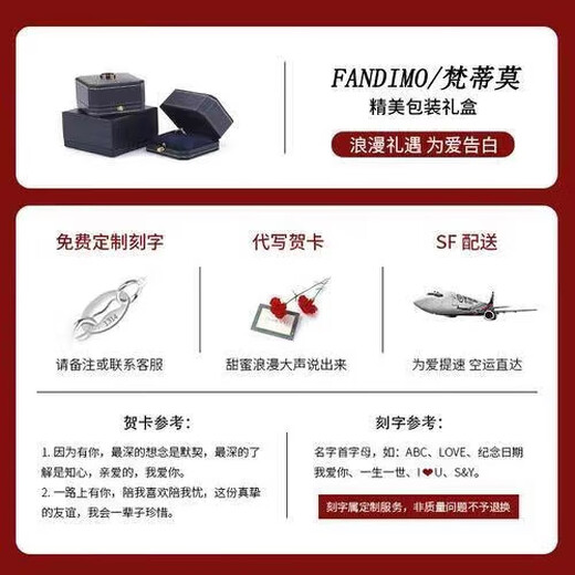 Fantimo Lucky Four-leaf Clover Necklace for Women 999 Pure Gold Pendant as a Practical Gift for Elders Pure Gold Four-Leaf Clover Pendant + Silver Chain SF Express + Brand Gift Box